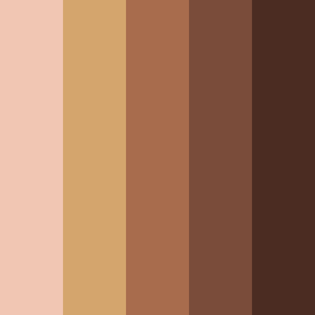 Download autumn ember color palette PNG image (square)