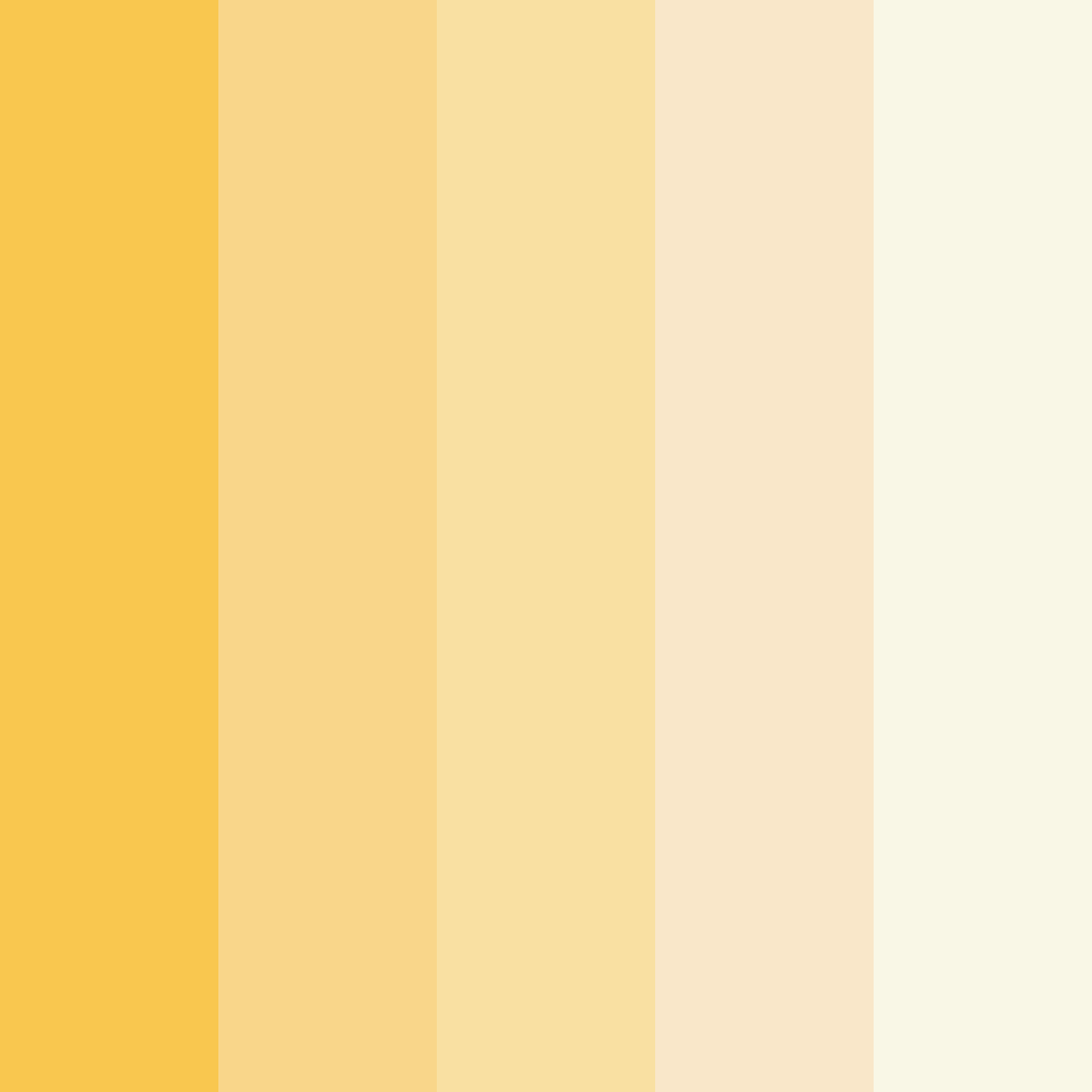 Download sunlit serenity color palette PNG image (square)