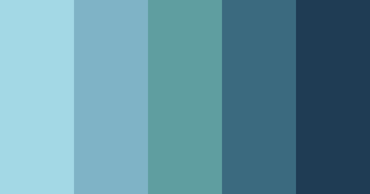 Download teal technopunk color palette PNG image (landscape)