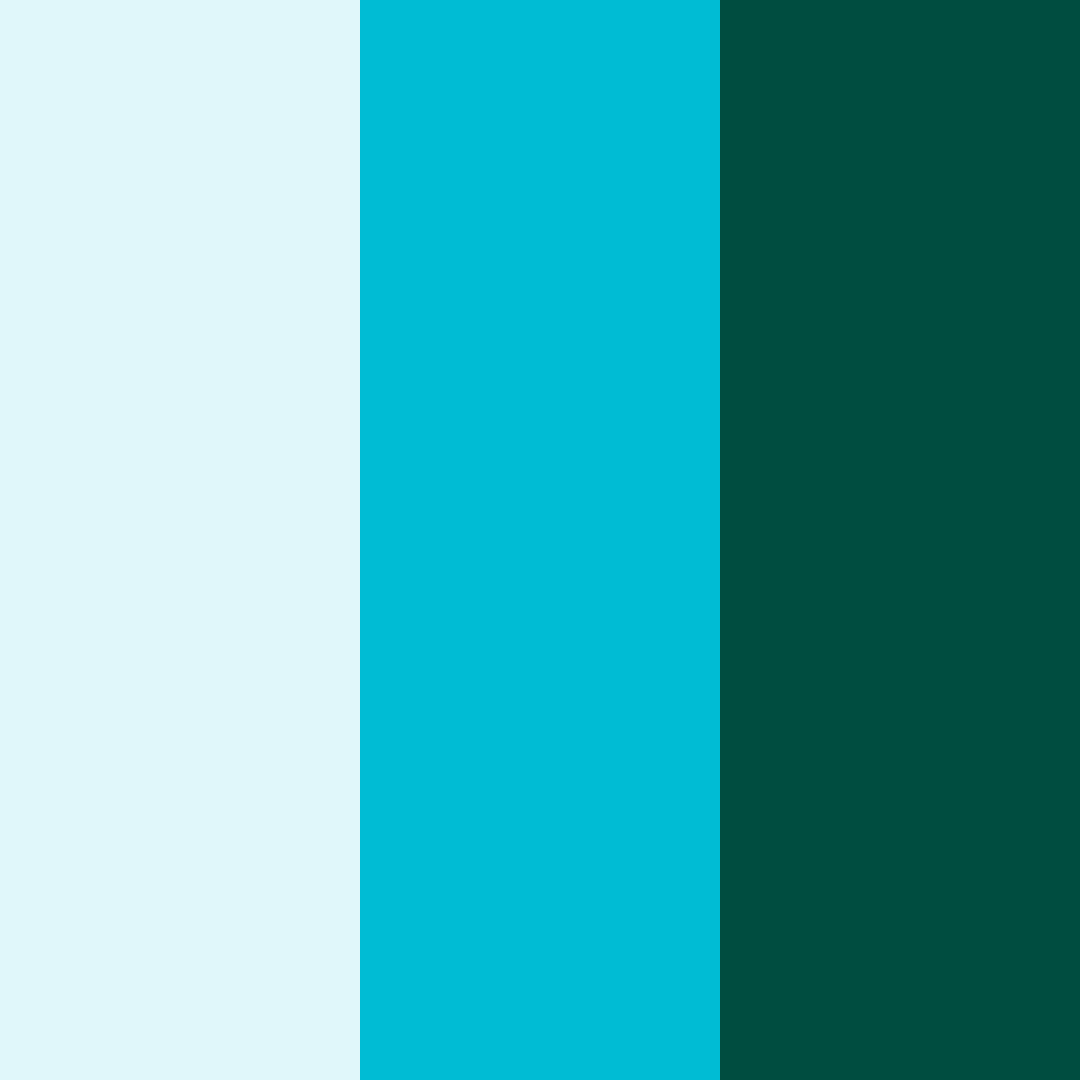 Download teal cyberpunk color palette PNG image (square)
