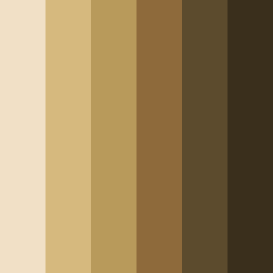 Download brown kintsugi color palette PNG image (square)