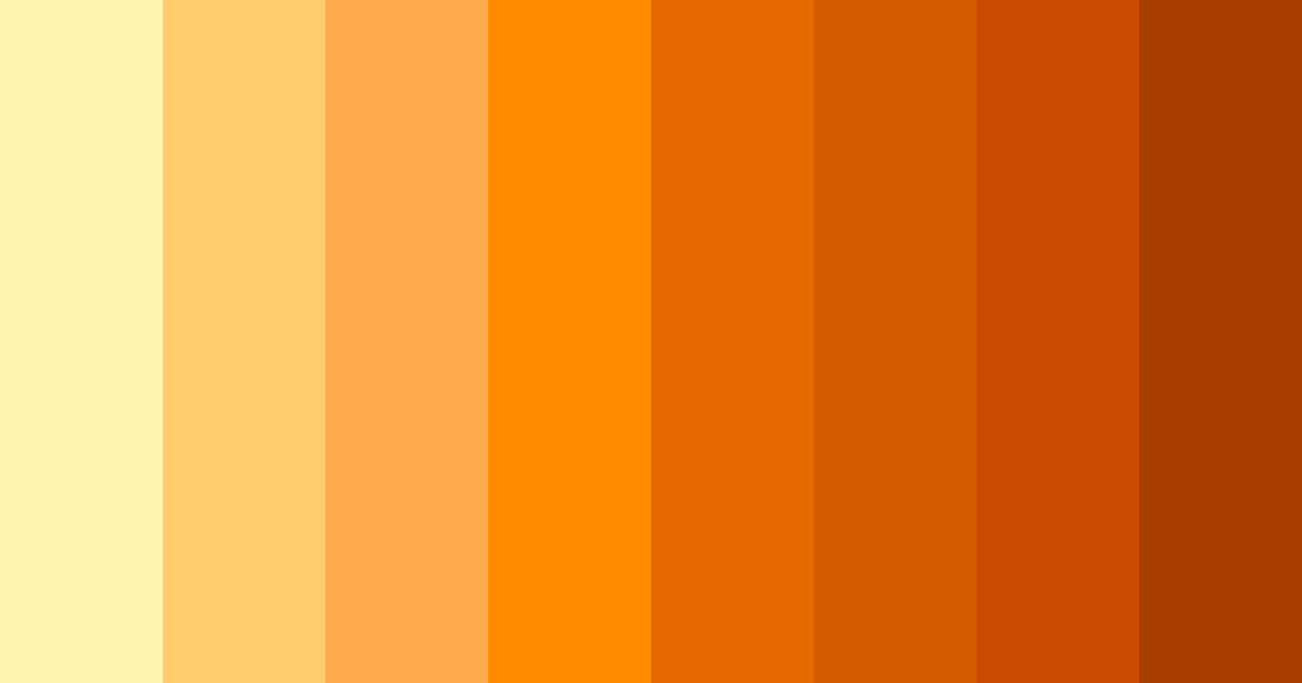 Download sunset blaze color palette PNG image (landscape)