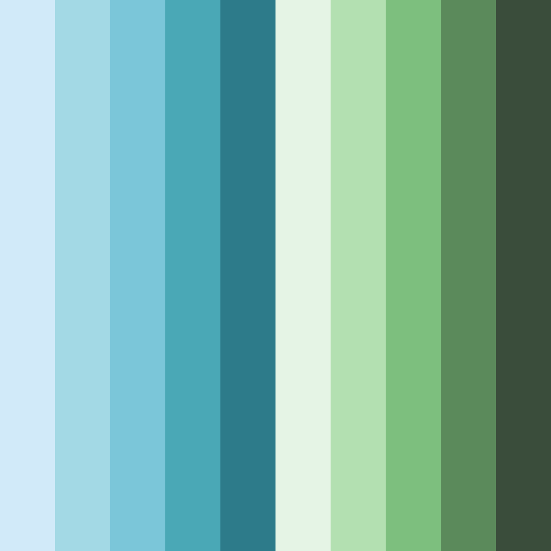 Download nature's whisper color palette PNG image (square)