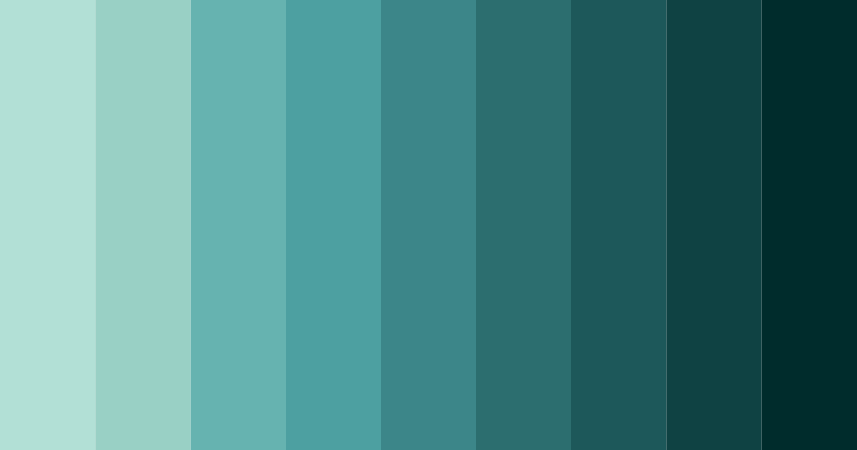 Download teal healthcare color palette PNG image (landscape)