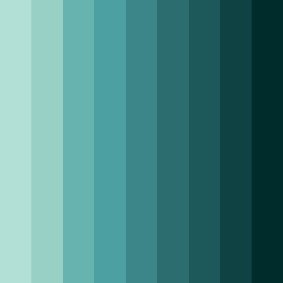 Download teal healthcare color palette PNG image (square)