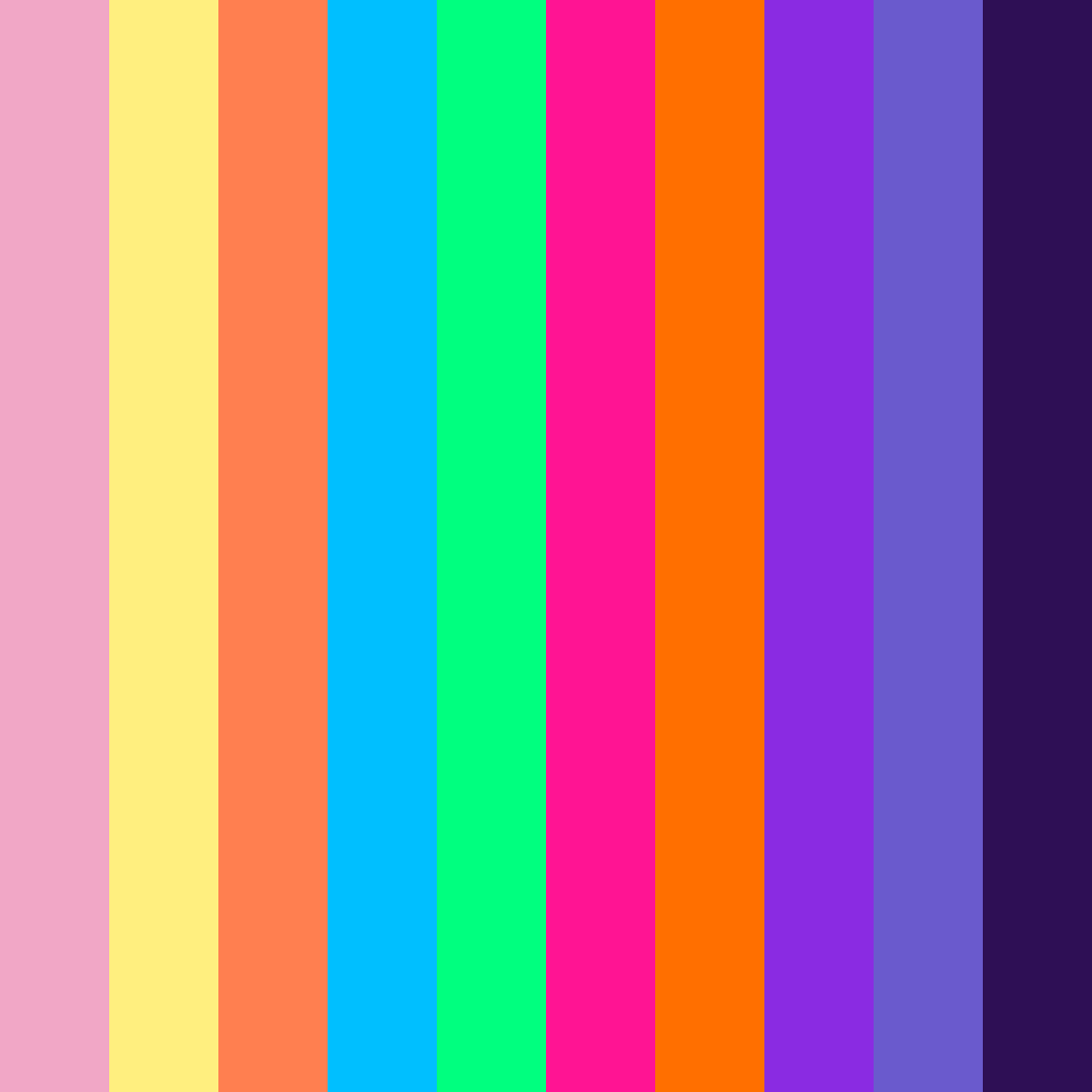 Download electric nostalgia color palette PNG image (square)