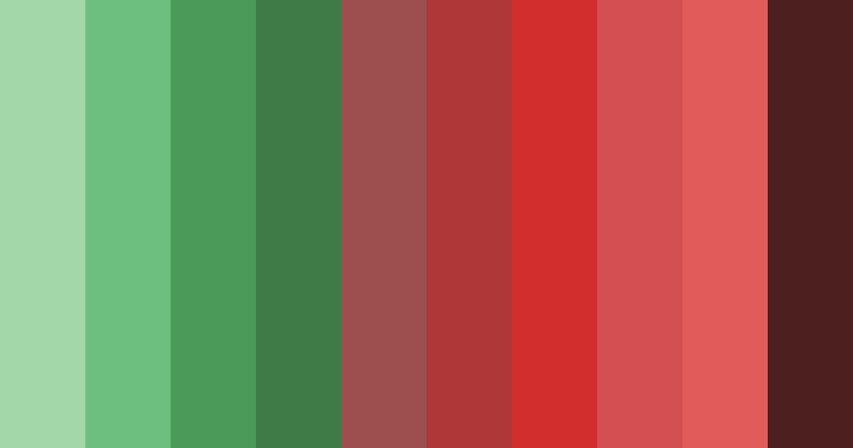 Download dark red green color palette PNG image (landscape)