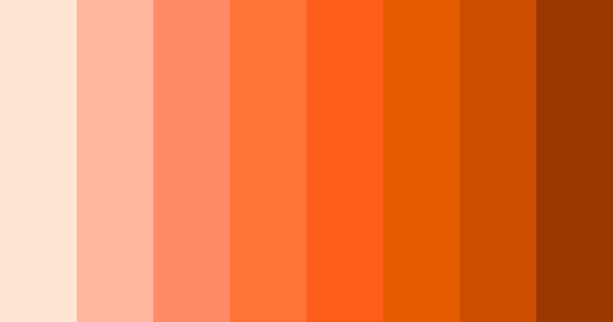 Download autumn ember glow color palette PNG image (landscape)