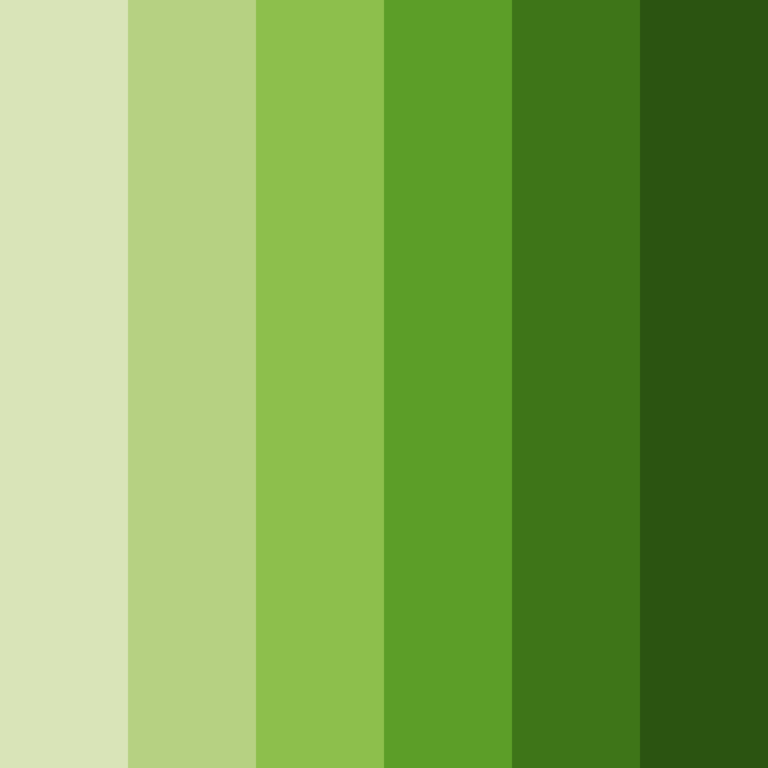 Download lush veridian meadow color palette PNG image (square)
