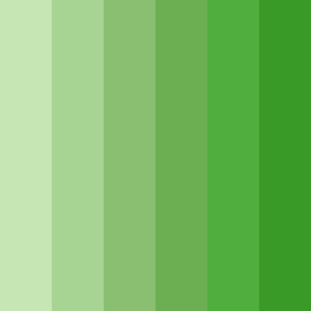 Download verdant whispers color palette PNG image (square)