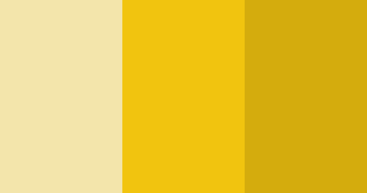 Download sunny yellow color palette PNG image (landscape)