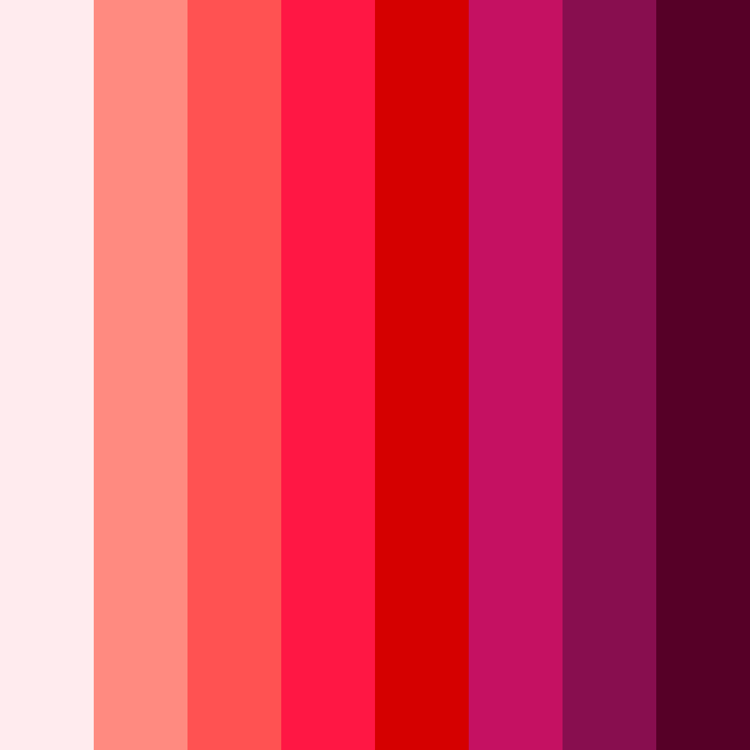 Download crimson embrace color palette PNG image (square)