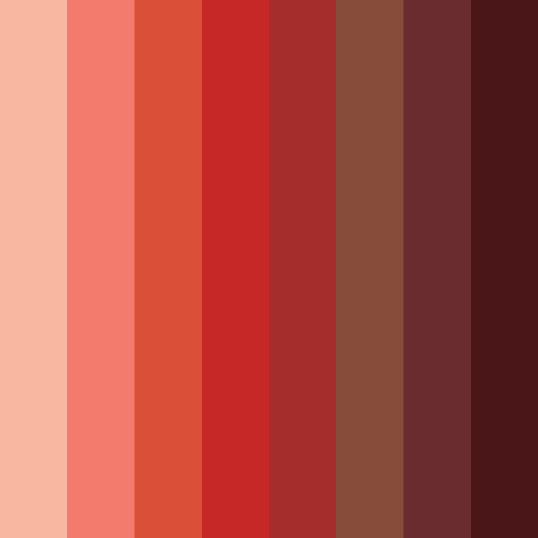Download fiery spice spectrum color palette PNG image (square)