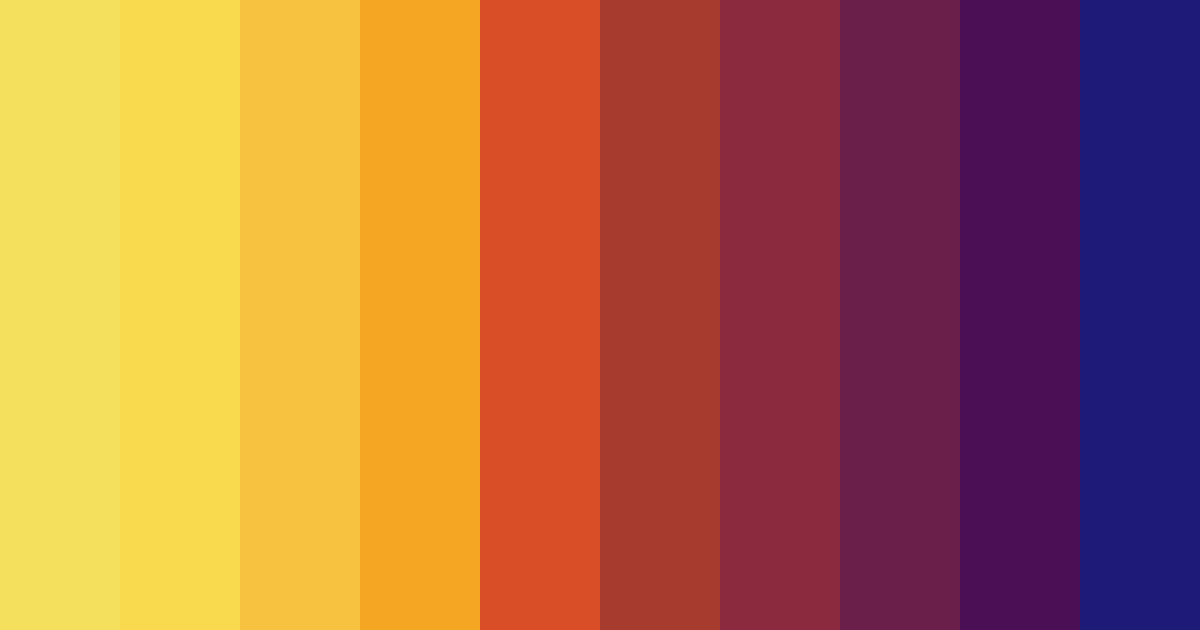 Download navy sunset color palette PNG image (landscape)