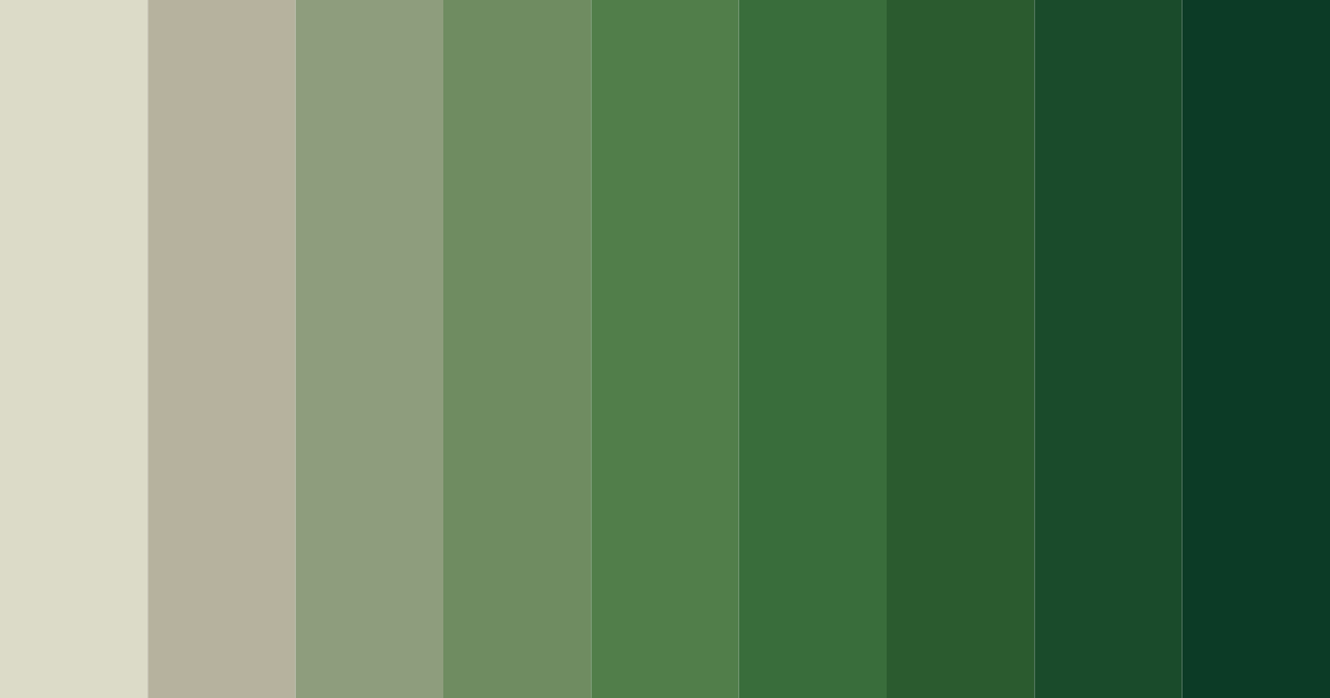 Download green brown color palette PNG image (landscape)