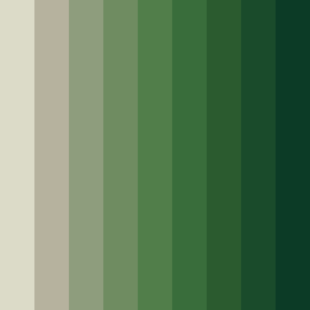 Download green brown color palette PNG image (square)
