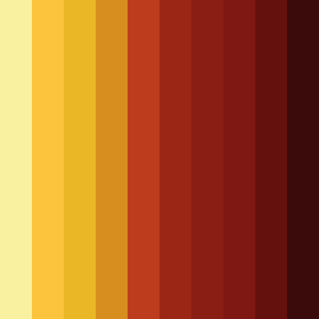 Download red and gold fusion color palette PNG image (square)