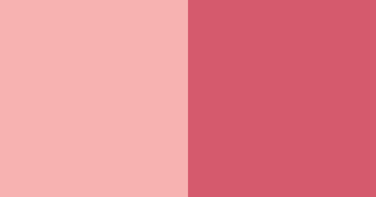 Download coral blush color palette PNG image (landscape)