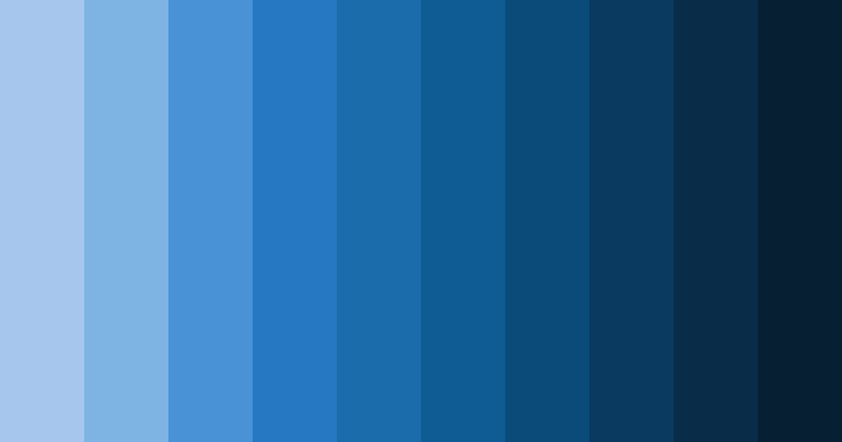 Download azure abyss color palette PNG image (landscape)
