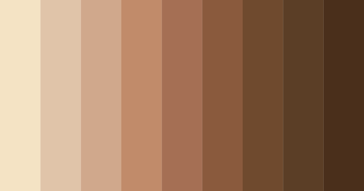 Download brown bread color palette PNG image (landscape)