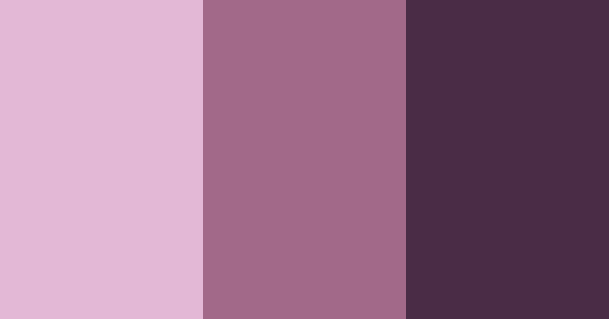 Download modern plum color palette PNG image (landscape)