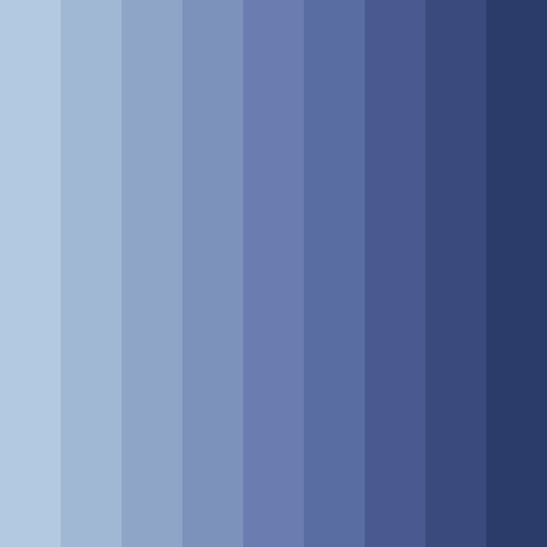 Download industrial blue color palette PNG image (square)