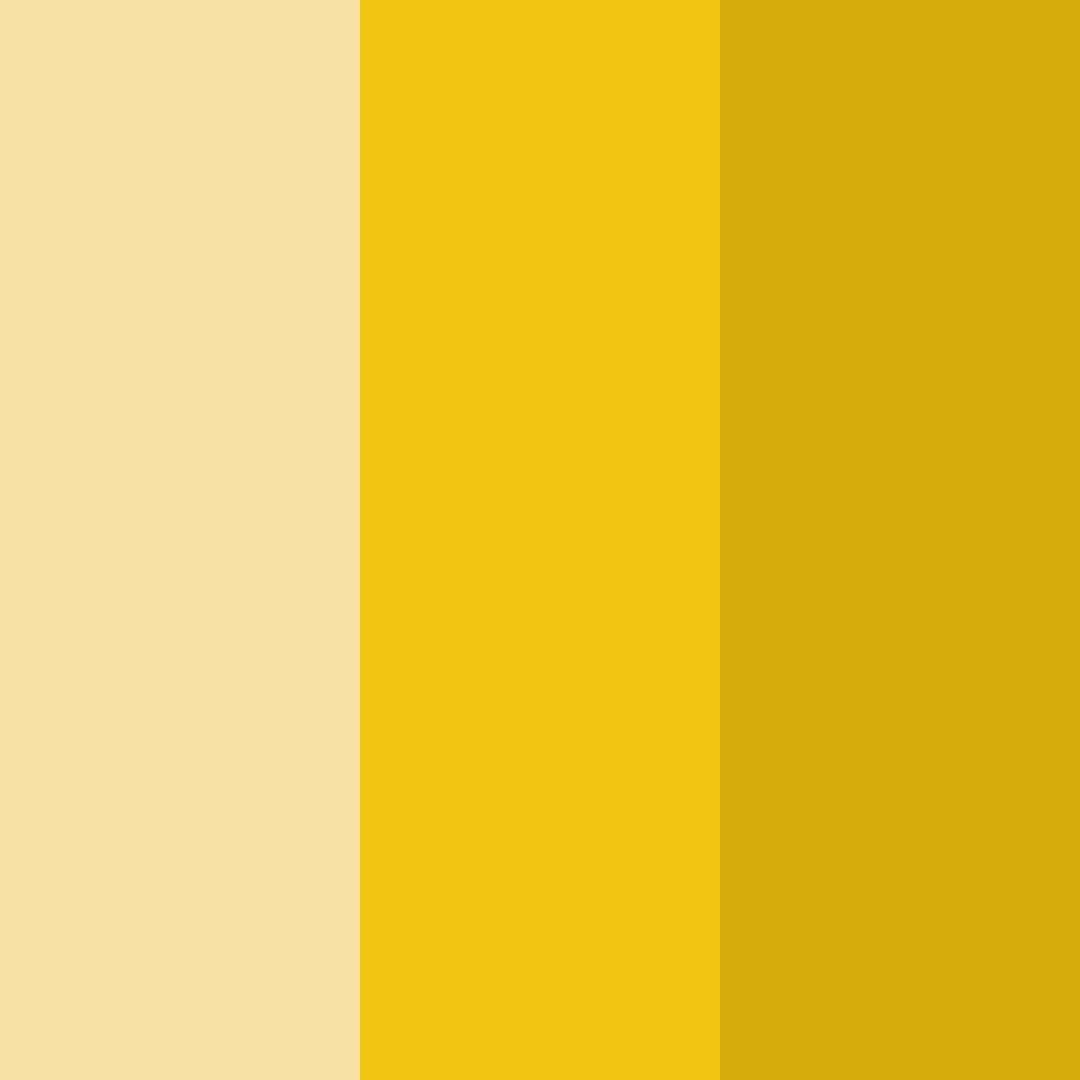 Download golden sunshine color palette PNG image (square)