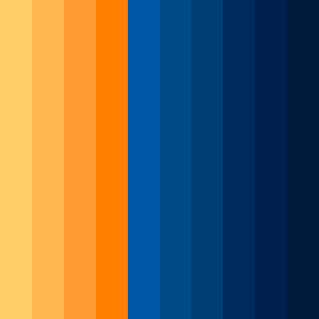 Download sunset waves color palette PNG image (square)