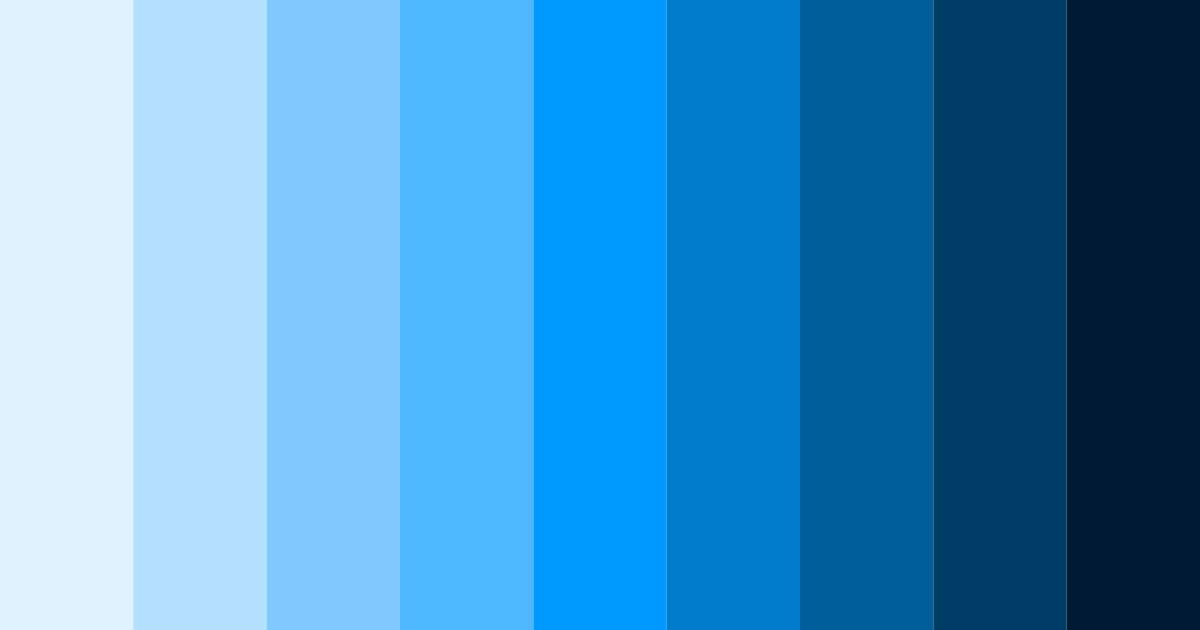 Download serenity in blue color palette PNG image (landscape)