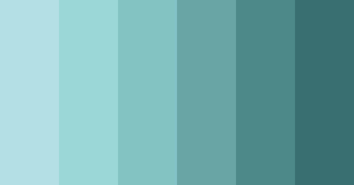 Download muted cyan color palette PNG image (landscape)