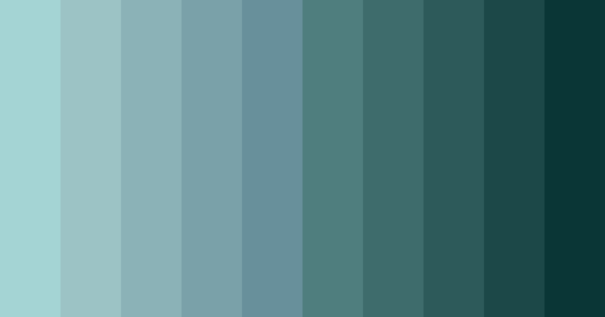 Download muted cyan color palette PNG image (landscape)