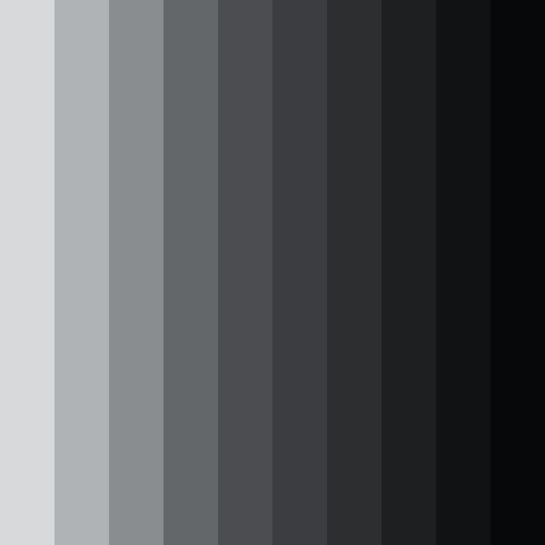 Download cool gray shades color palette PNG image (square)