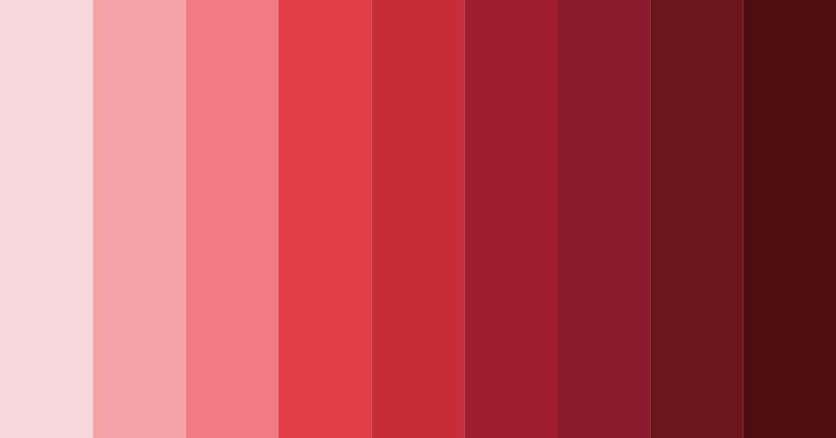 Download crimson dusk color palette PNG image (landscape)