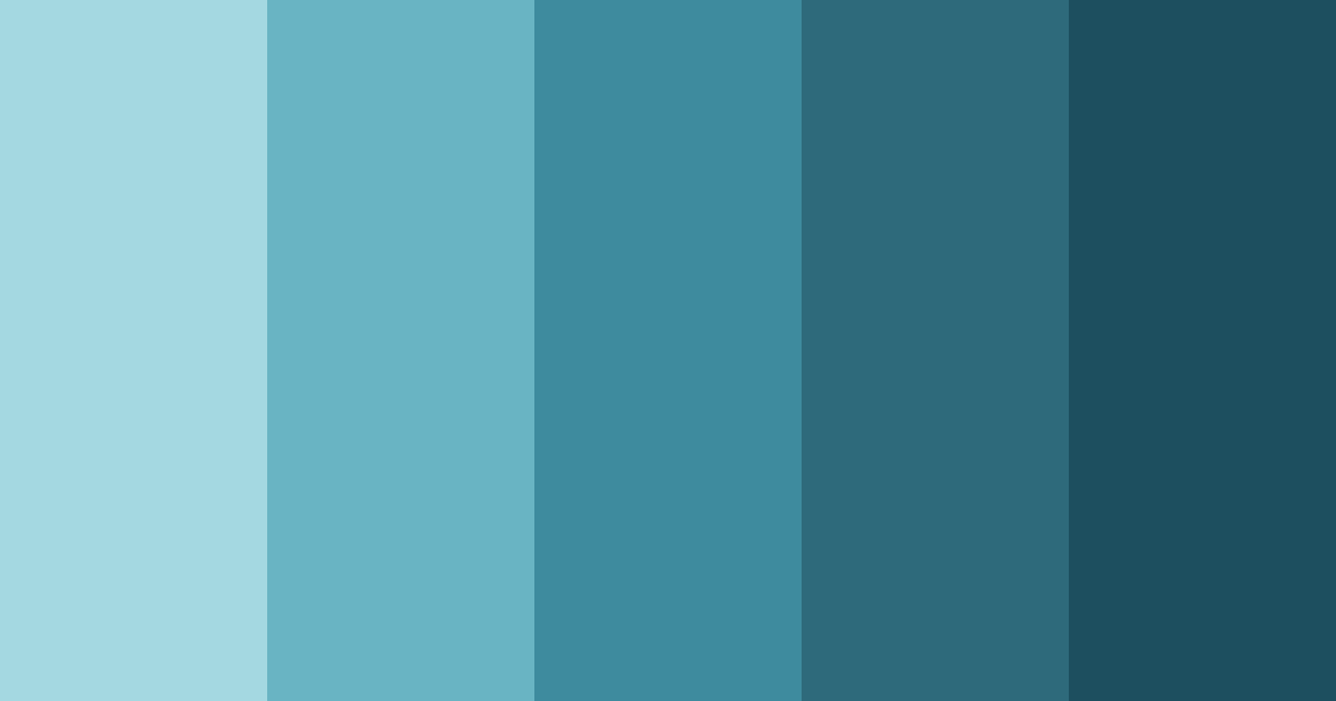 Download ocean blue color palette PNG image (landscape)