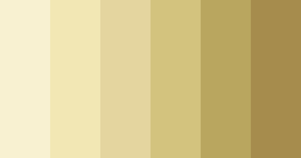 Download creamy shades color palette PNG image (landscape)