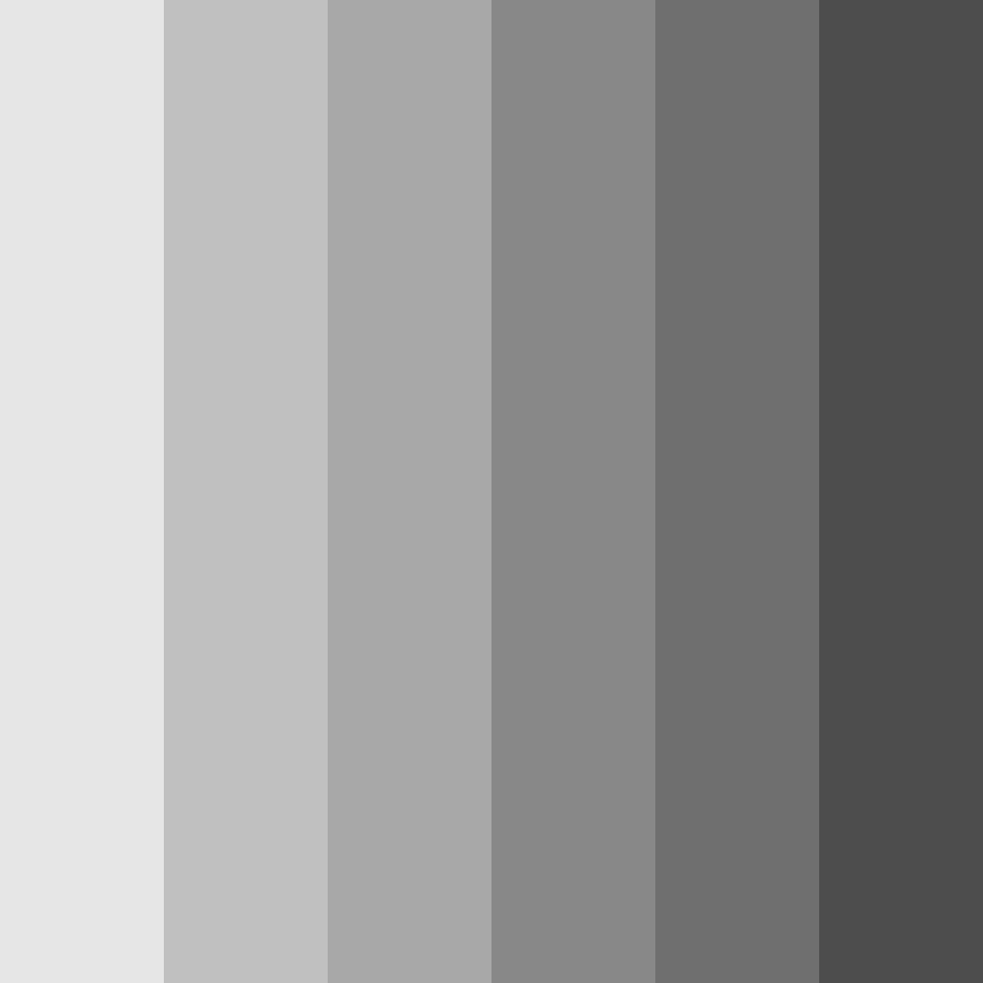 Download shades of silver color palette PNG image (square)