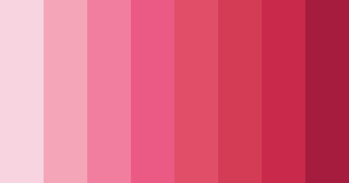 Download soft pink shades color palette PNG image (landscape)