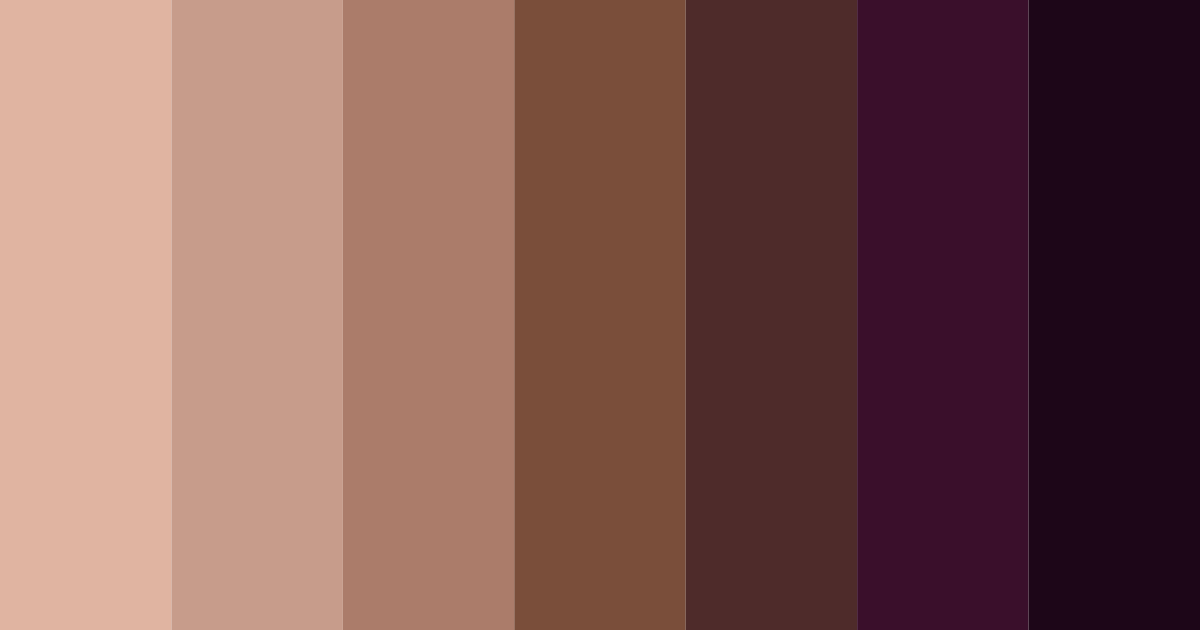 Download twilight truffle color palette PNG image (landscape)
