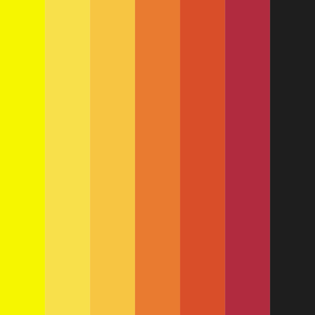 Download bold black color palette PNG image (square)