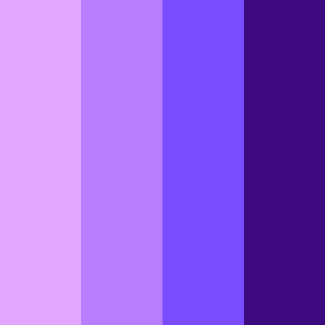 Download electric purple dream color palette PNG image (square)