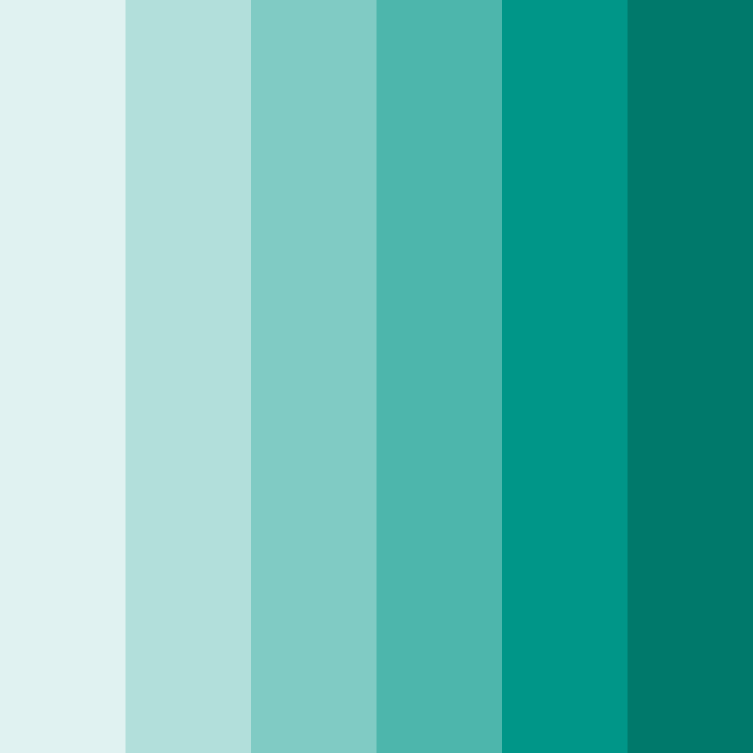 Download teal cream color palette PNG image (square)