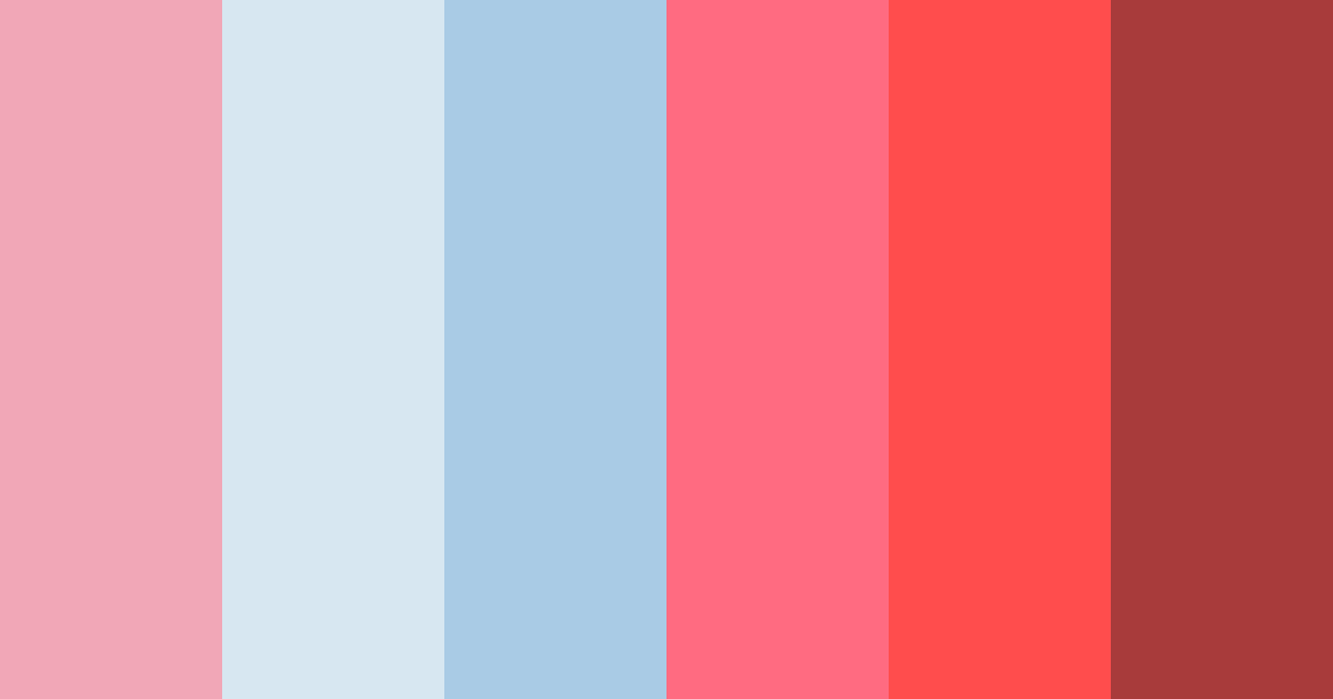 Download frosted romance color palette PNG image (landscape)