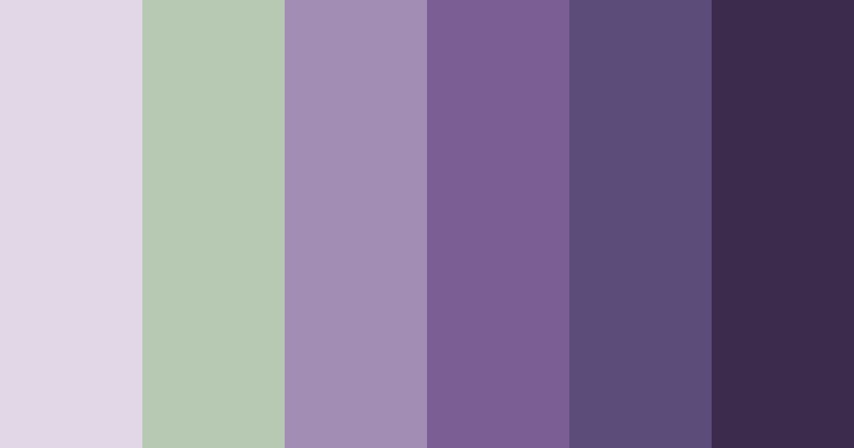 Download whispering lavender grove color palette PNG image (landscape)
