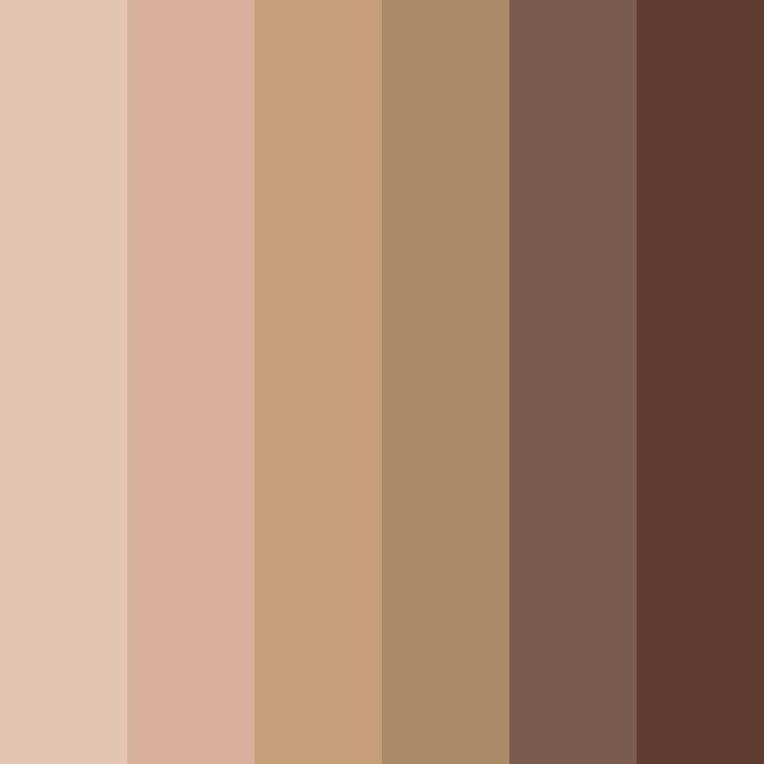 Download autumnal embrace color palette PNG image (square)
