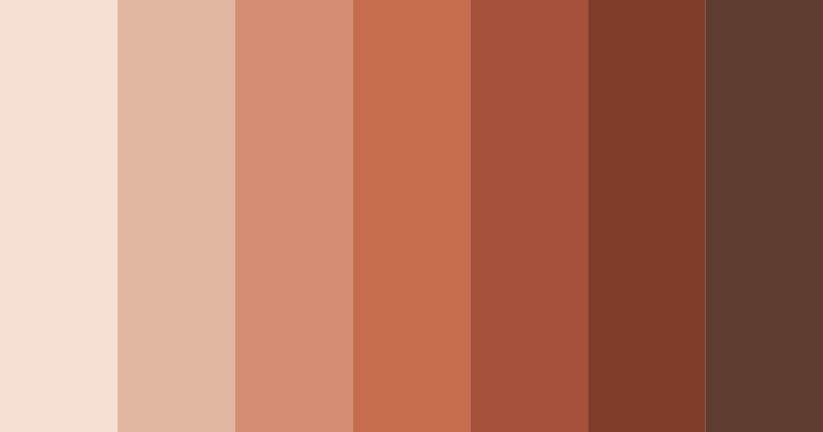 Download dark brown color palette PNG image (landscape)