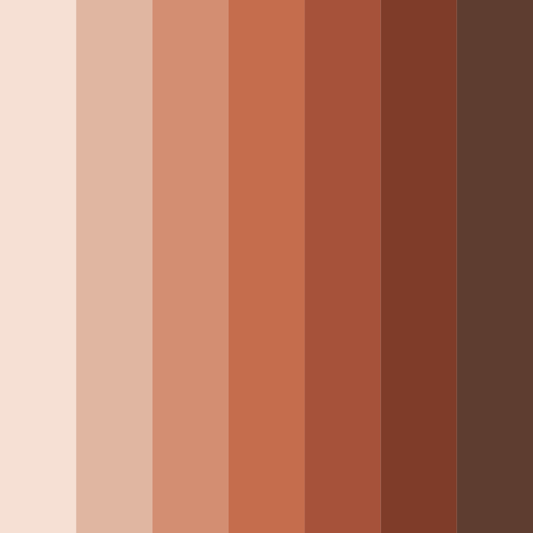 Download dark brown color palette PNG image (square)