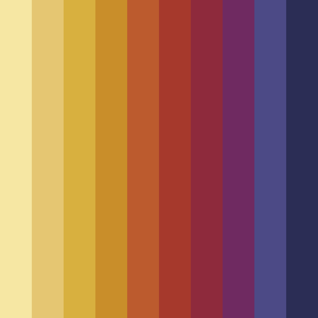 Download fiesta harmony color palette PNG image (square)