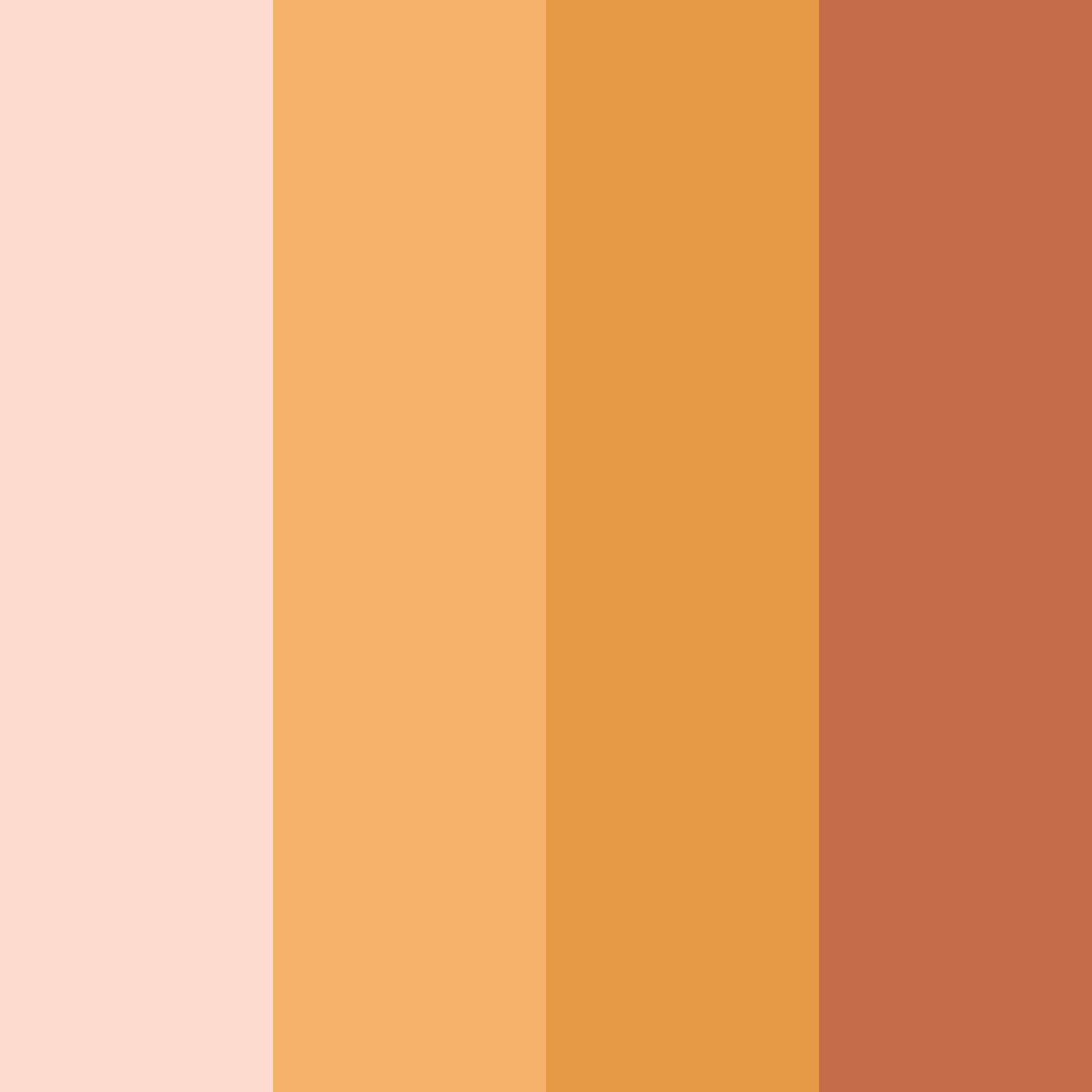 Download warm whispered dawn color palette PNG image (square)