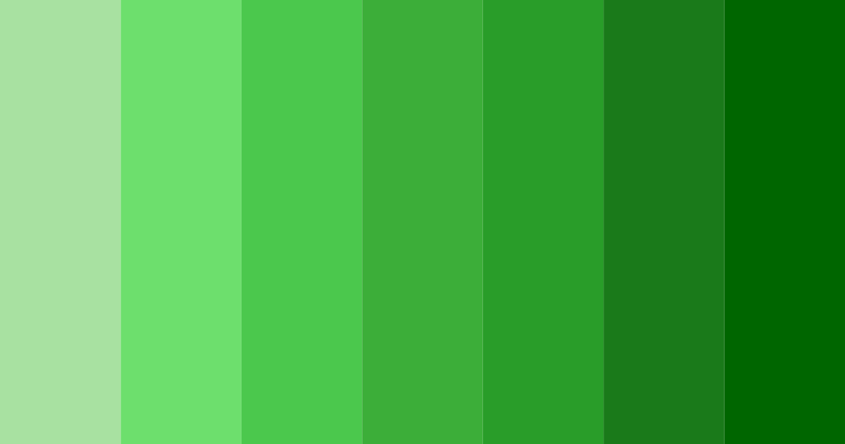 Download emerald serenity color palette PNG image (landscape)