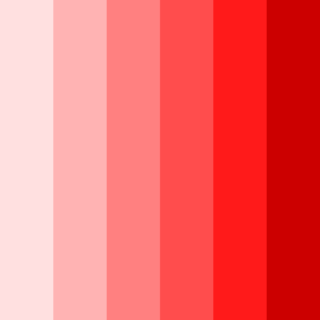 Download pink to red sunset color palette PNG image (square)